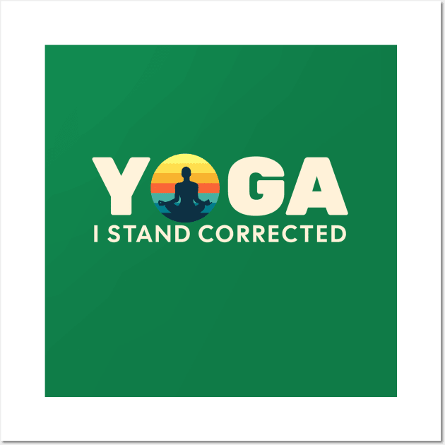 YOGA, Correct Posture Wall Art by Farm Road Mercantile 